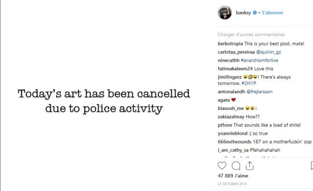 Screenshot_2018-10-07 Banksy ( banksy) • Photos et vidéos Instagram