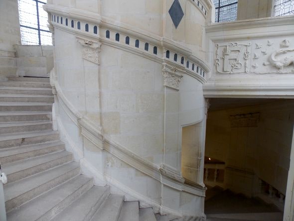 L'escalier à double révolution du château de Chambord